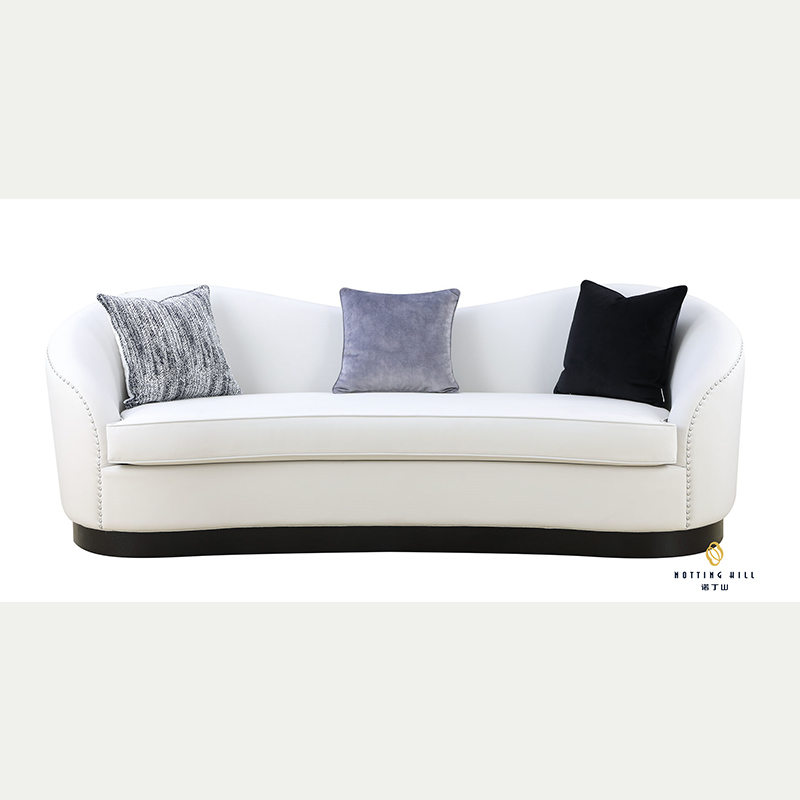 Fabric Upholstered Sofa - Three Seat