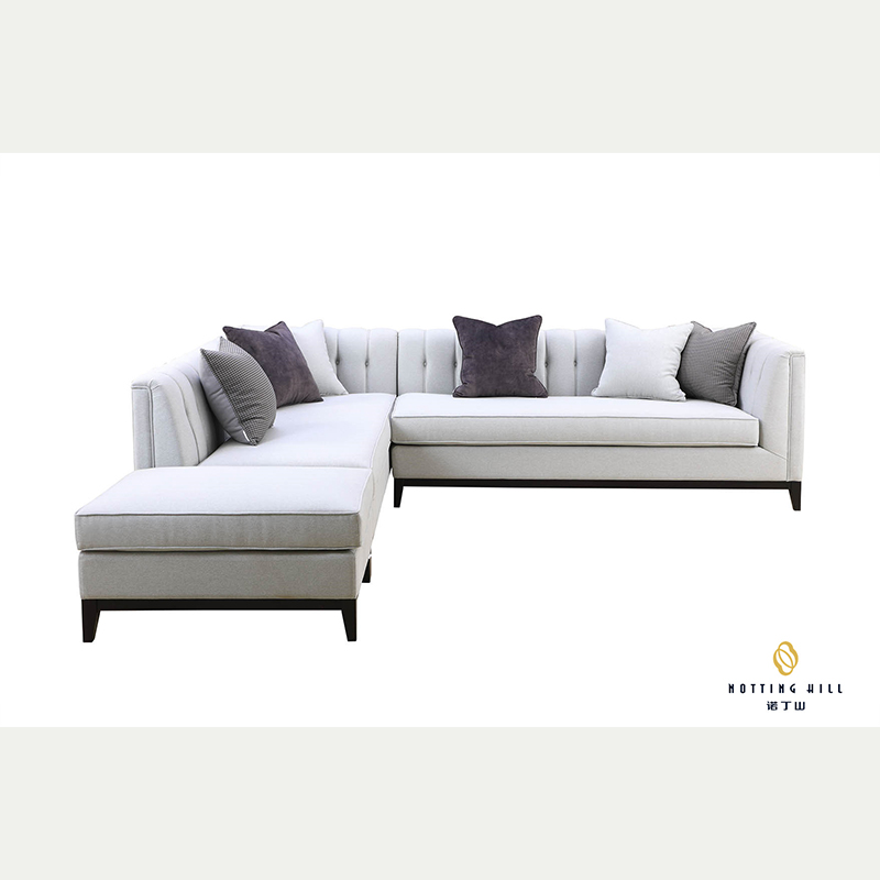 Stylish Gentlemen's Gray Style Sectional Sofa
