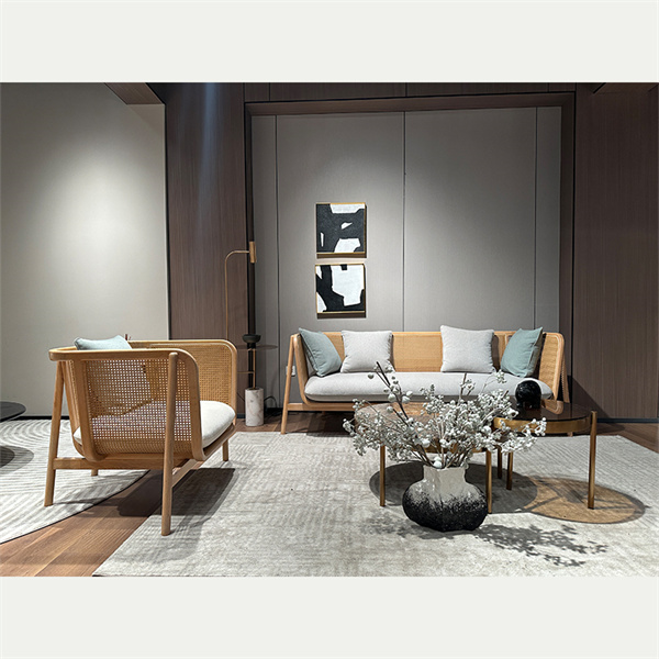 Living Room Rattan Weaving Sofa Set