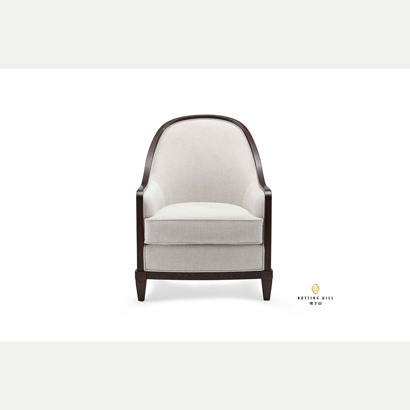 Elegant White Leisure Armchair