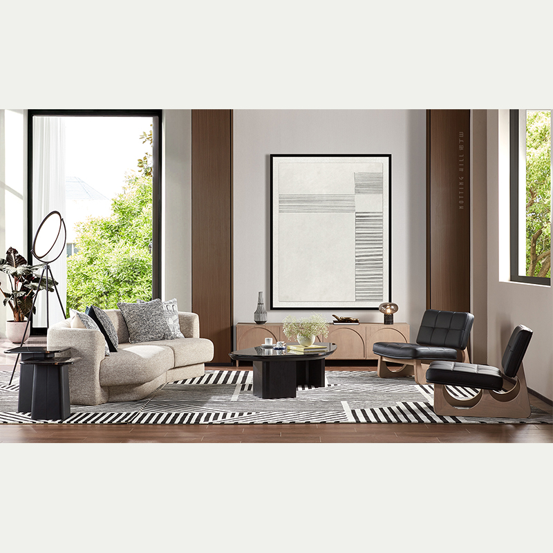 Modern and Neutral Style Fabric Sofa Set
