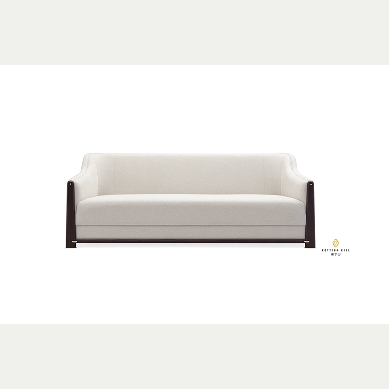Sumptuous Comfort of The Three-Seater White Sofa