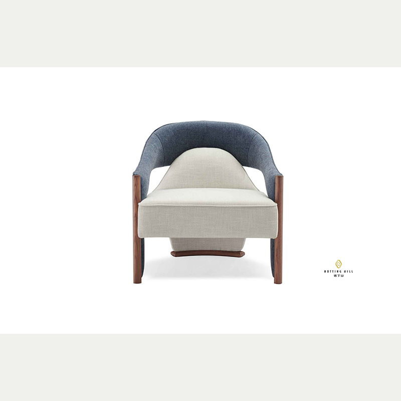 Color-Blocked Leisure Chair