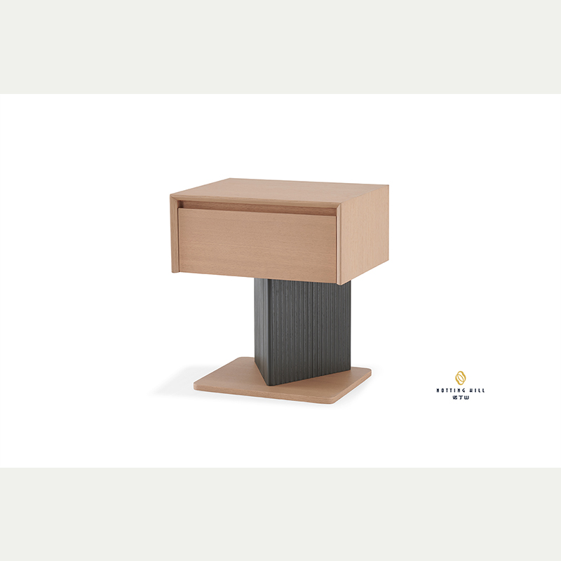 Chic Oak Side Table