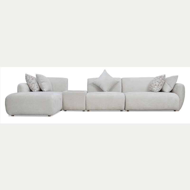 Notting Hill Modern L-Shaped Modular Sectional Sofa